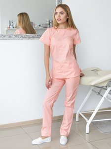 Медицинский женский костюм Жасмин персиковый