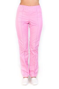 Медицинские женские брюки розовые